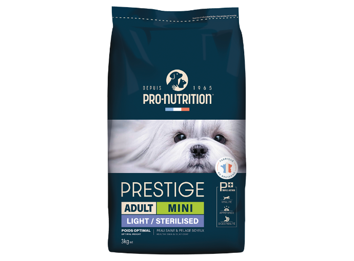 Prestige dog adult mini light sterilized dog food