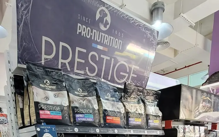 Pro nutrition prestige pet food in House of pawsome Dubai