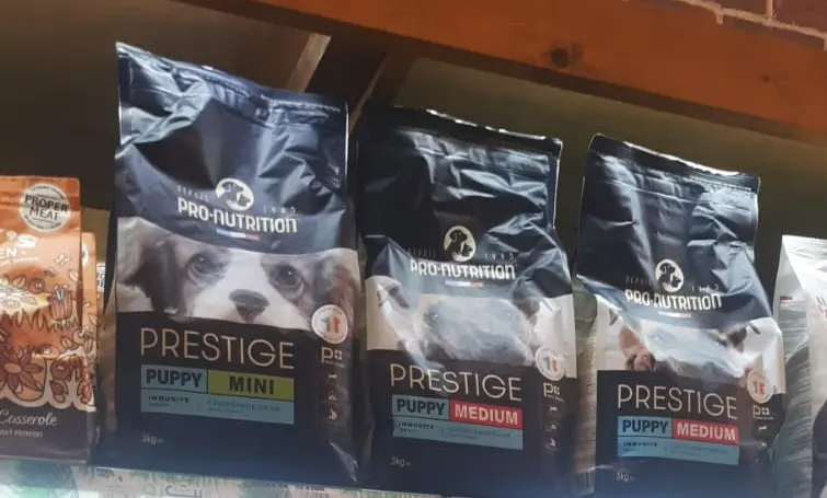 Pro nutrition prestige pet food in petzone Dubai