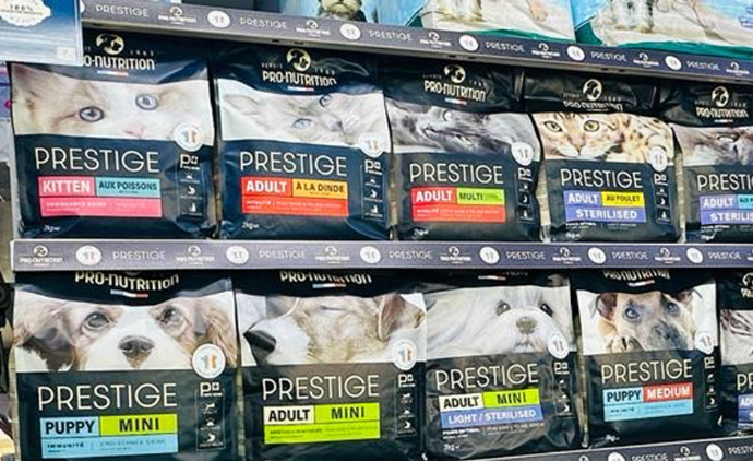 Pro nutrition prestige pet food in  Pet Village Abu Dhabi