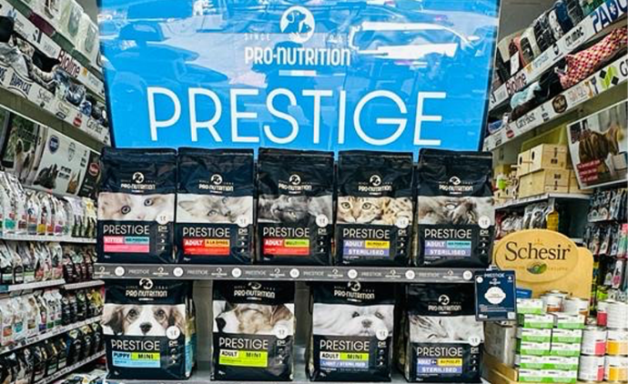 Pro nutrition prestige pet food in Beauty pets al Ain